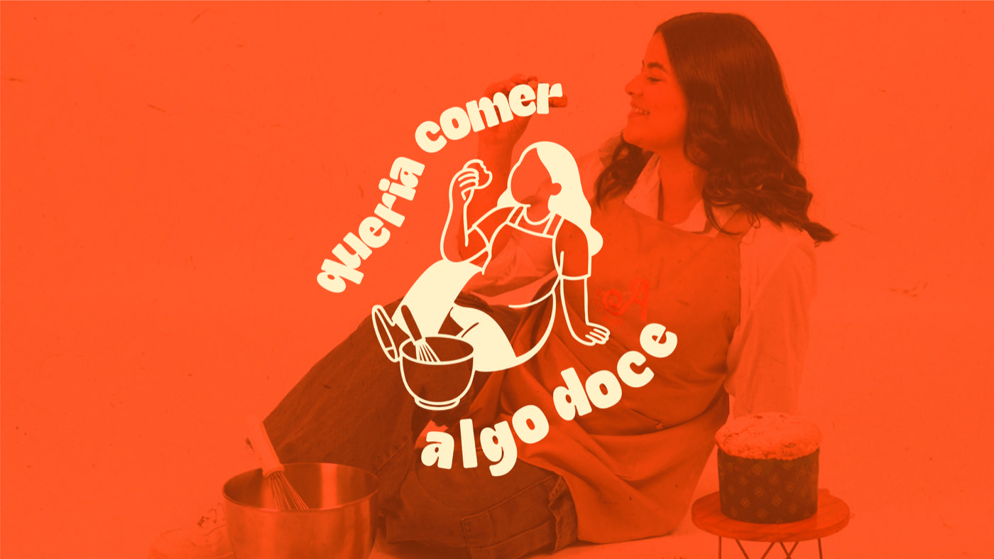 Projeto de identidade visual Algo Doce